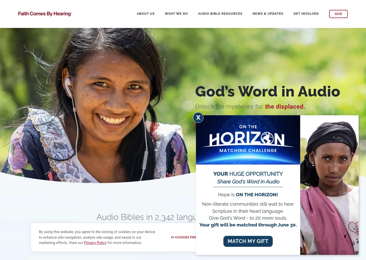 Faith Comes By Hearing