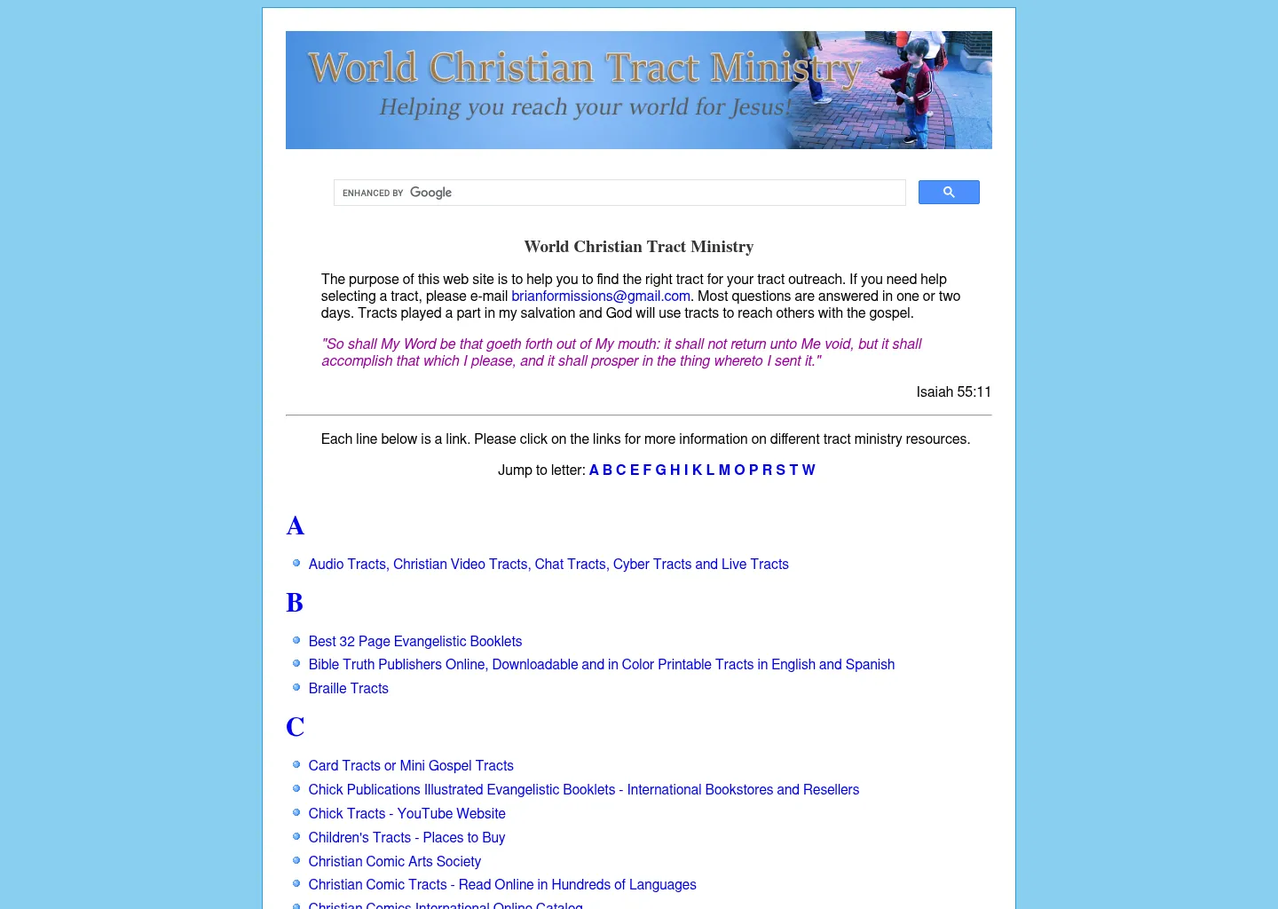 Tract Ministry