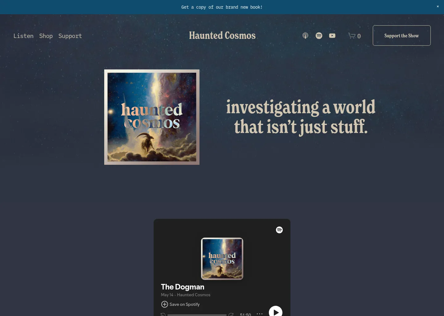 The Haunted Cosmos
