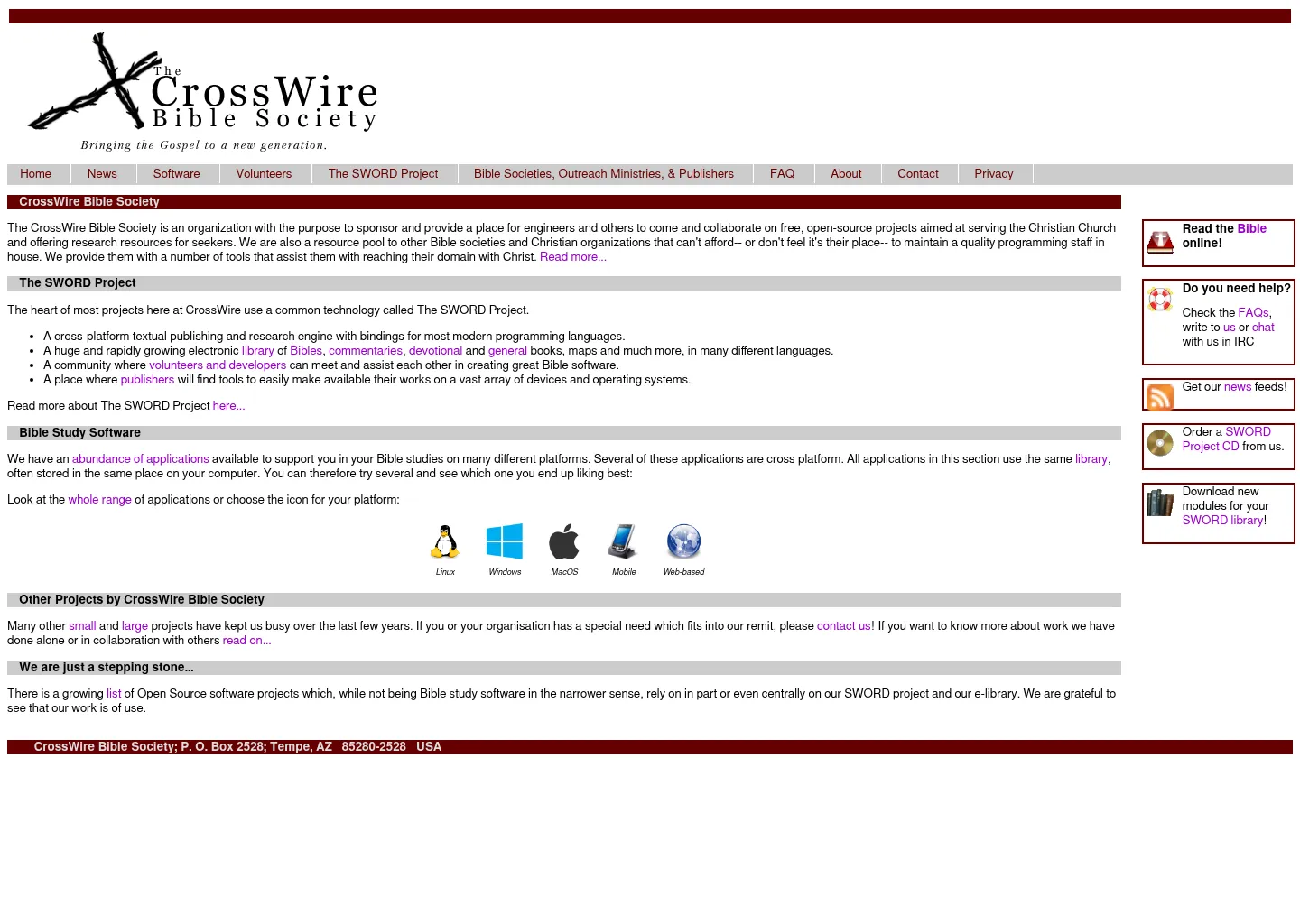 CrossWire Bible Society