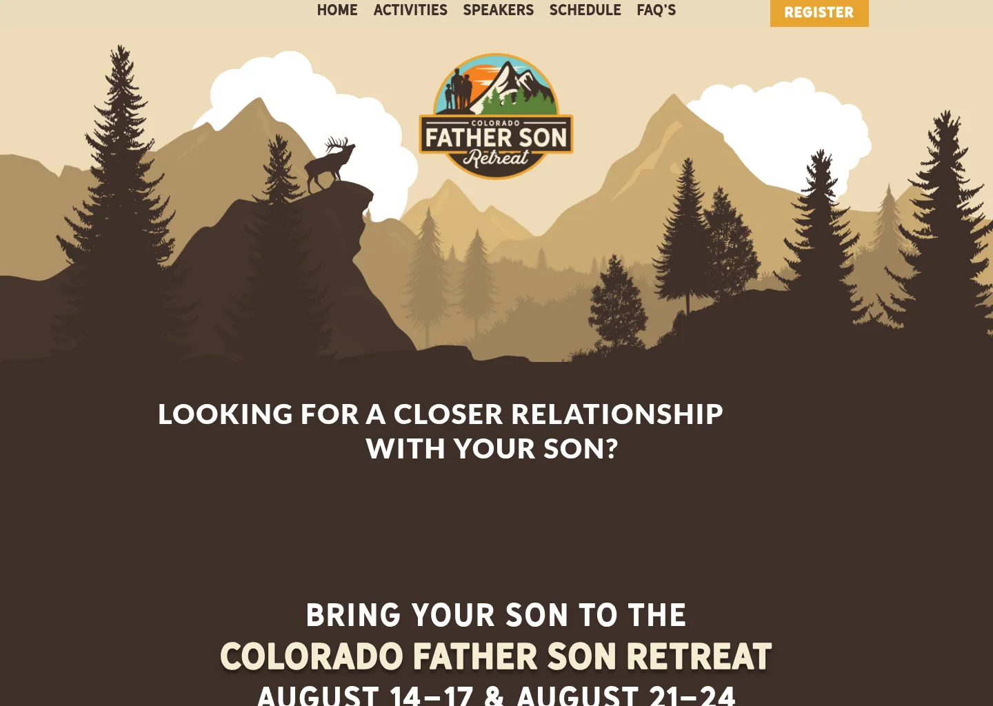 Colorado Father Son Retreat