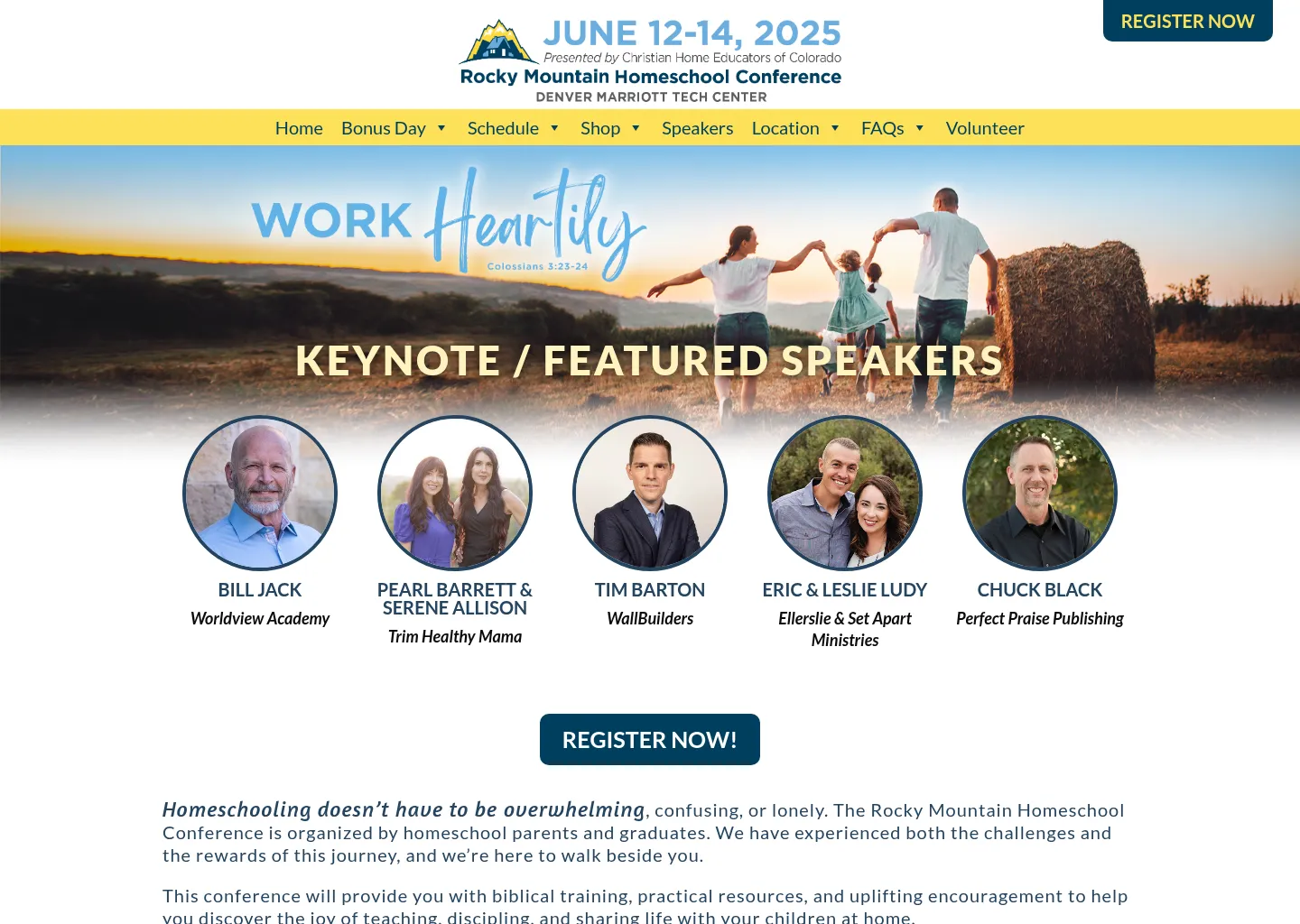Rocky Mountain Homeschool Conference