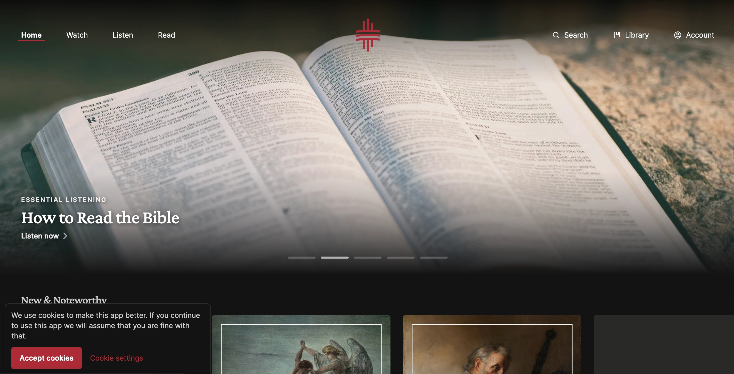 Screenshot of Theopolis App