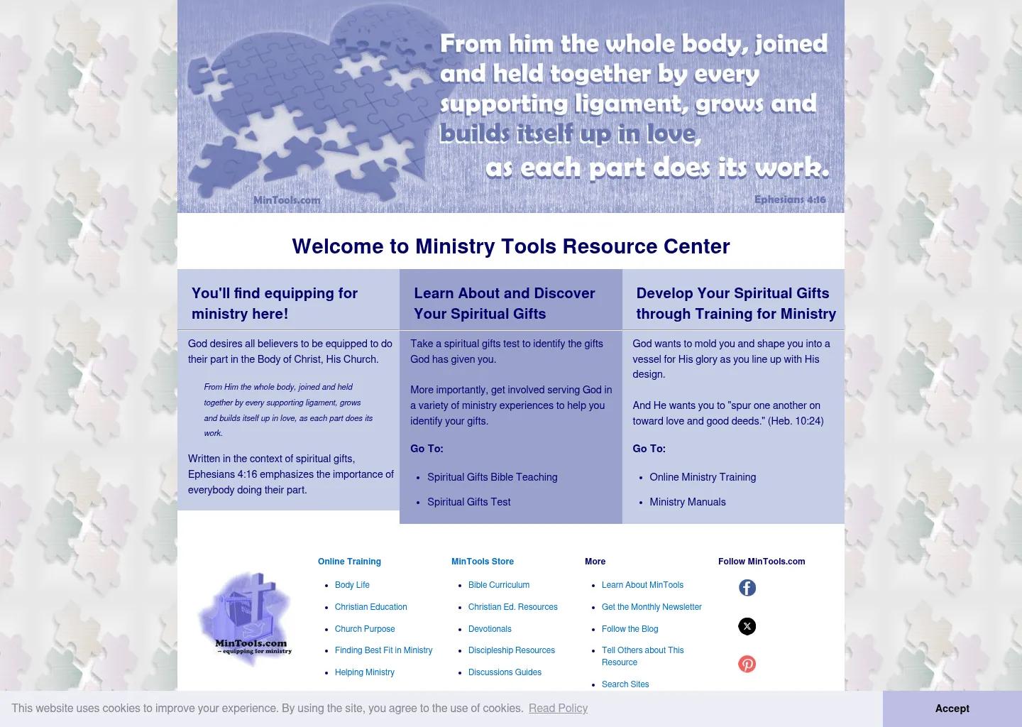 Ministry Tools Resource Center