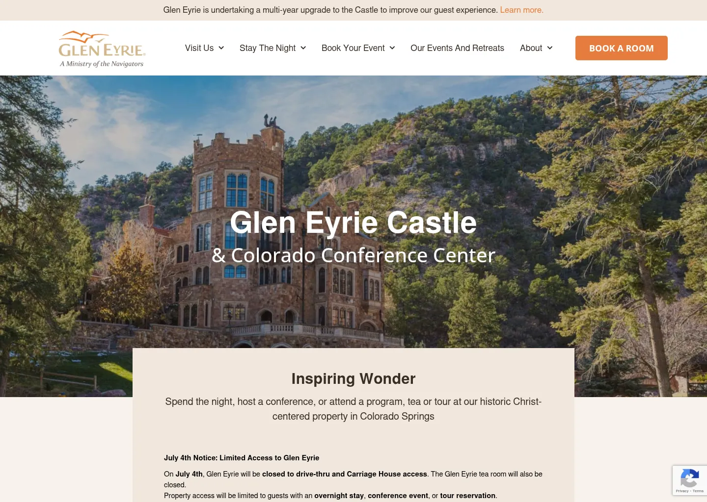 Glen Eyrie Castle & Colorado Conference Center