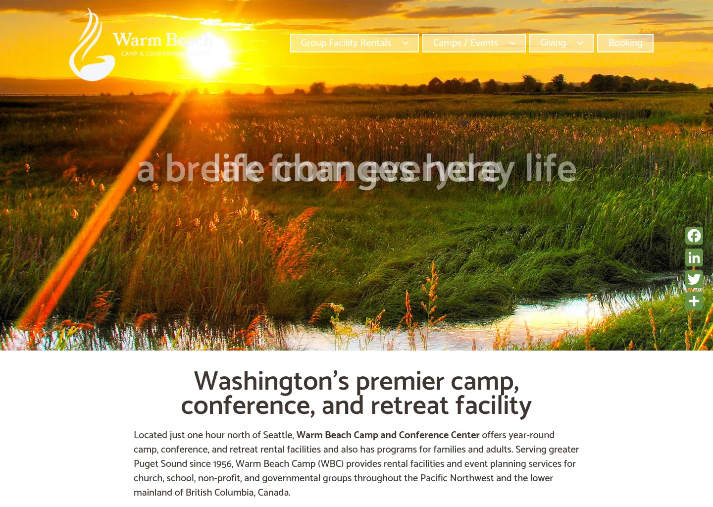Warm Beach Camp and Conference Center