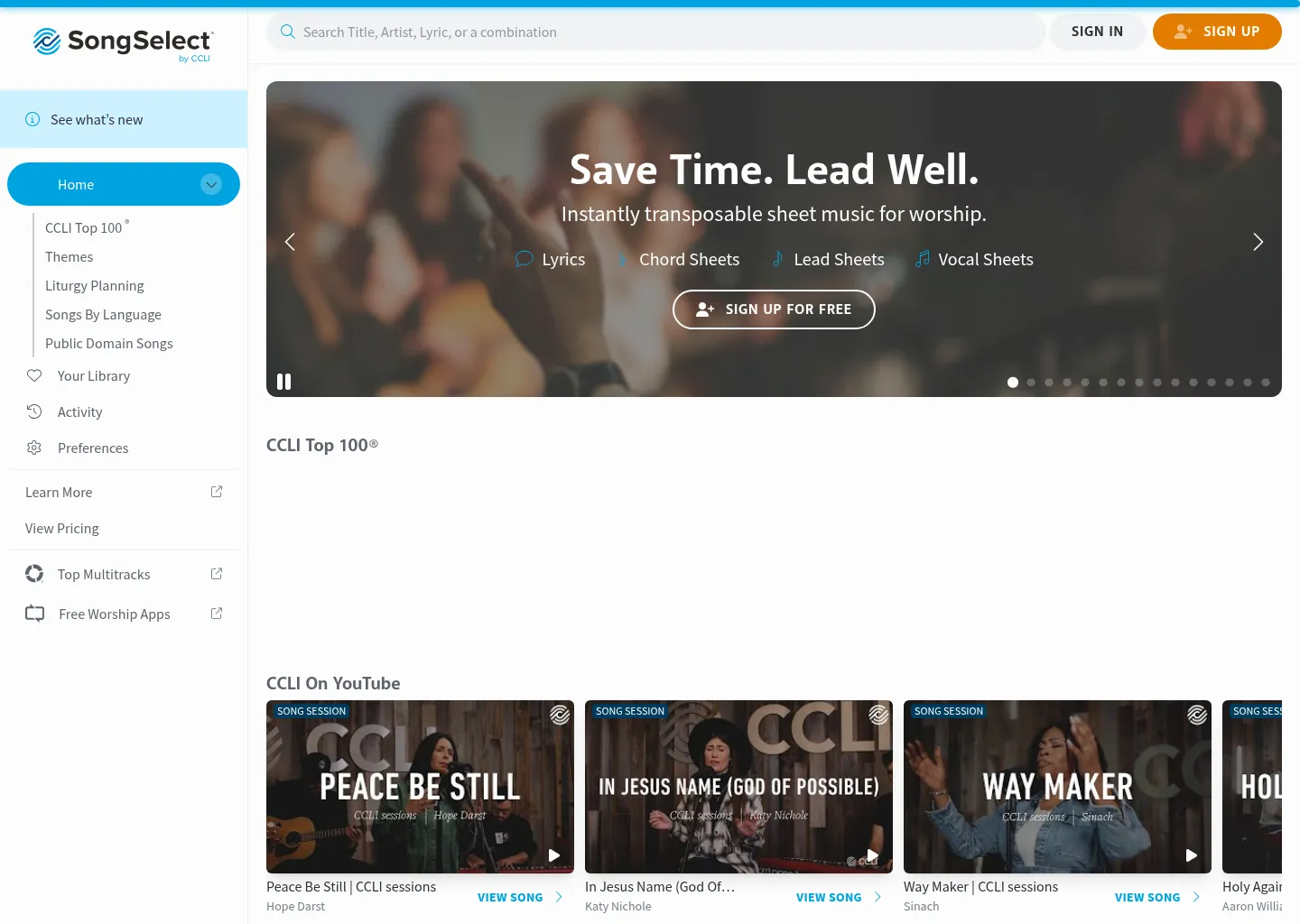 SongSelect by CCLI
