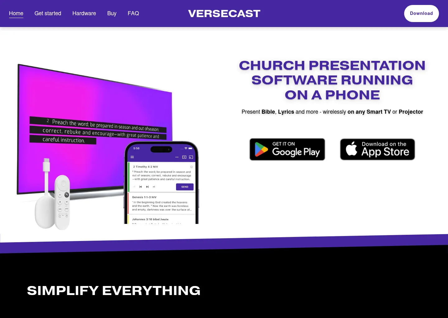 VerseCAST