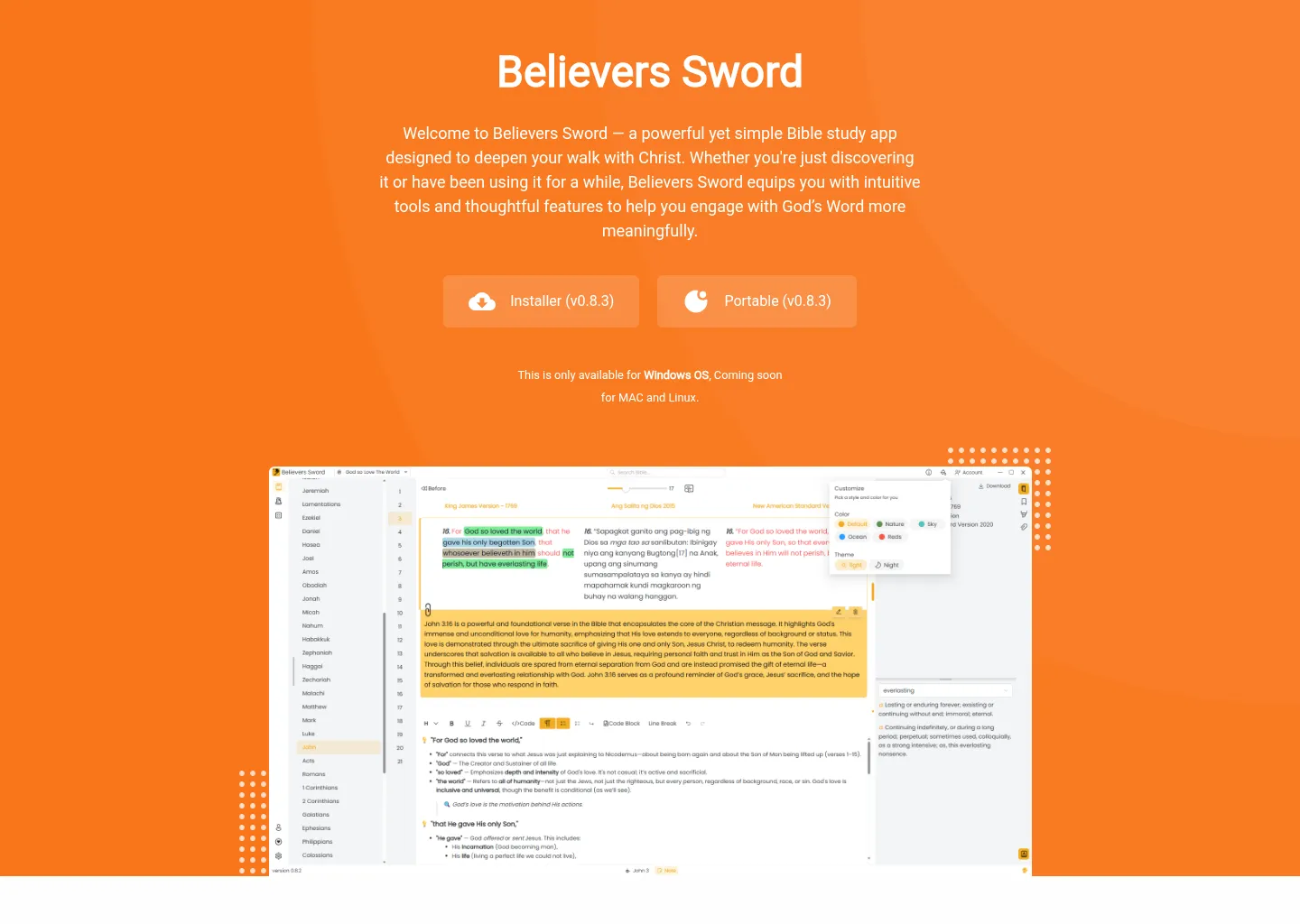 Screenshot of Believers Sword
