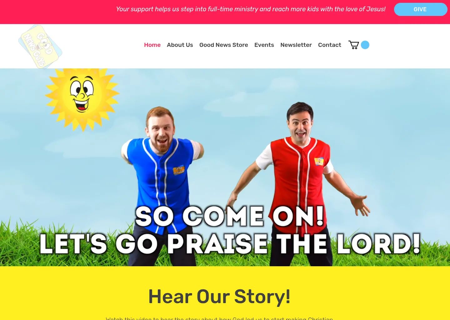 Screenshot of The Good News Guys
