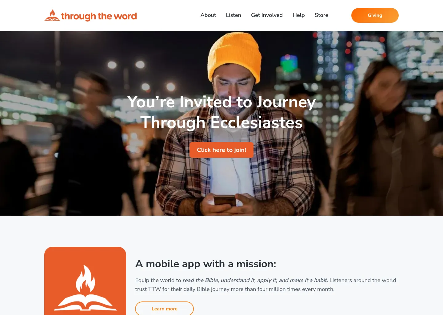 Screenshot of Through the Word