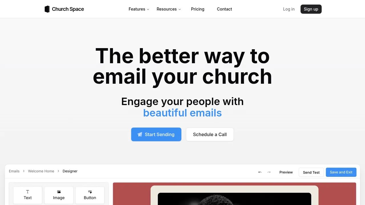 Screenshot of Church Space