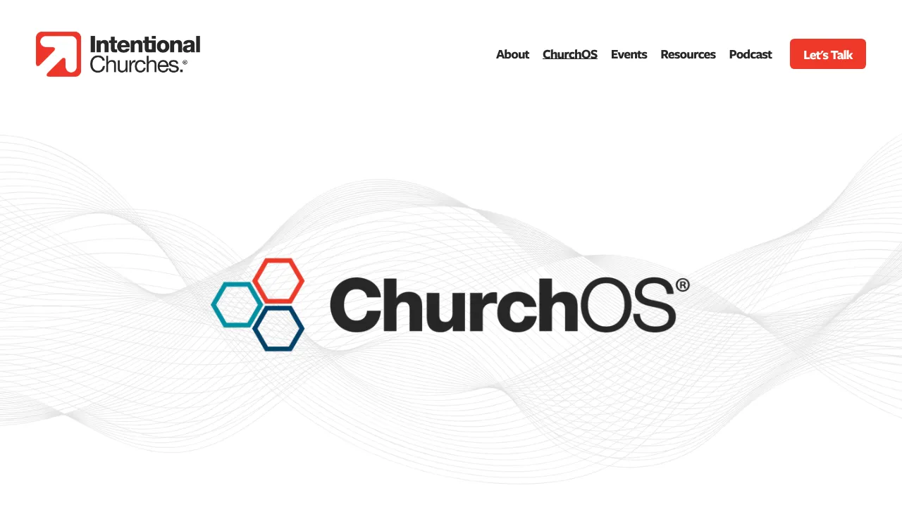 Screenshot of ChurchOS