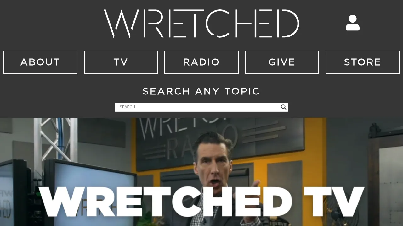 Screenshot of WRETCHED TV