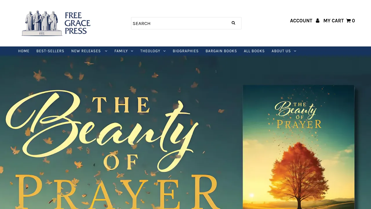 Screenshot of Free Grace Press
