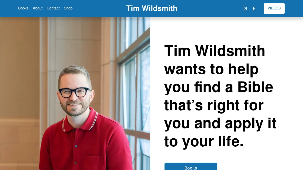 Screenshot of Tim Wildsmith