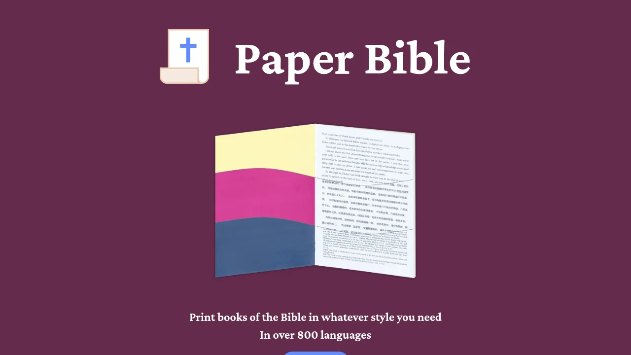 Paper Bible