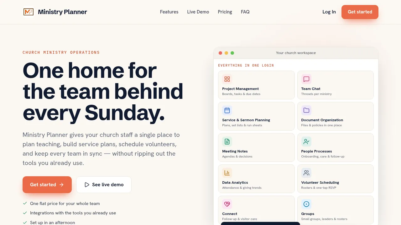 Ministry Planner