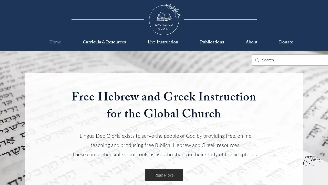Lingua Deo Gloria