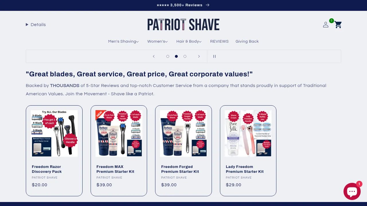 Cover of Patriot Shave