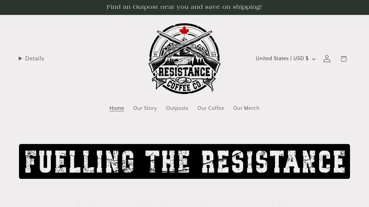 Cover of Resistance Coffee Co