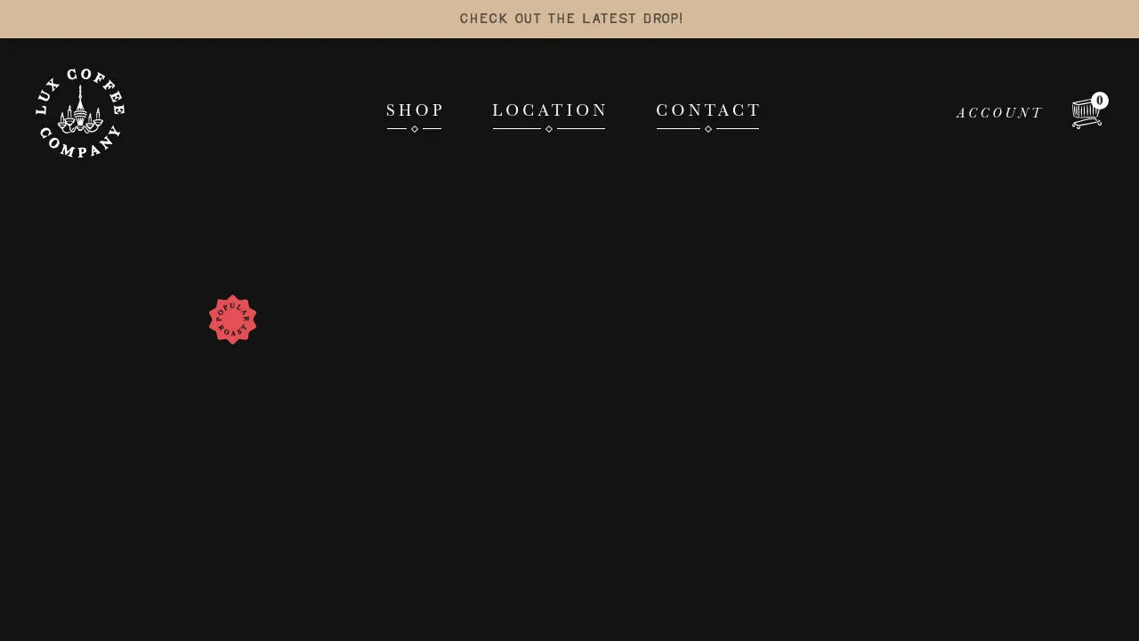 Cover of Lux Coffee Company