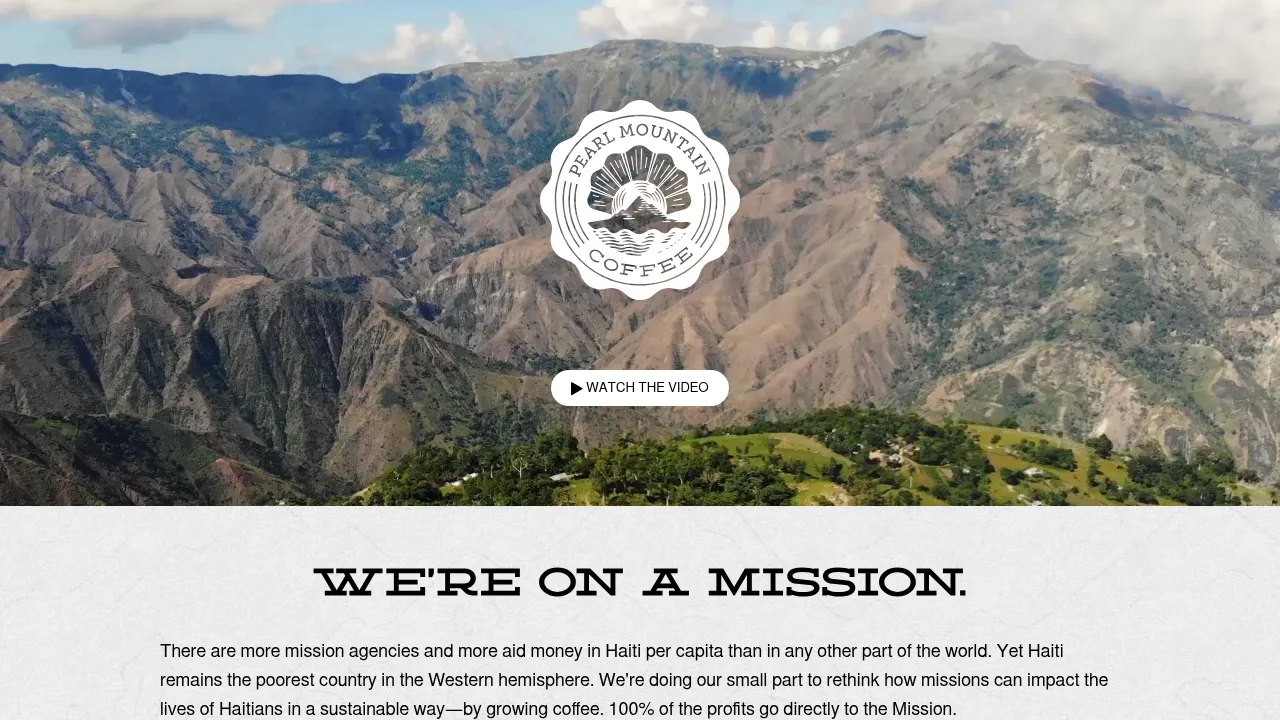 Pearl Mountain Coffee cover