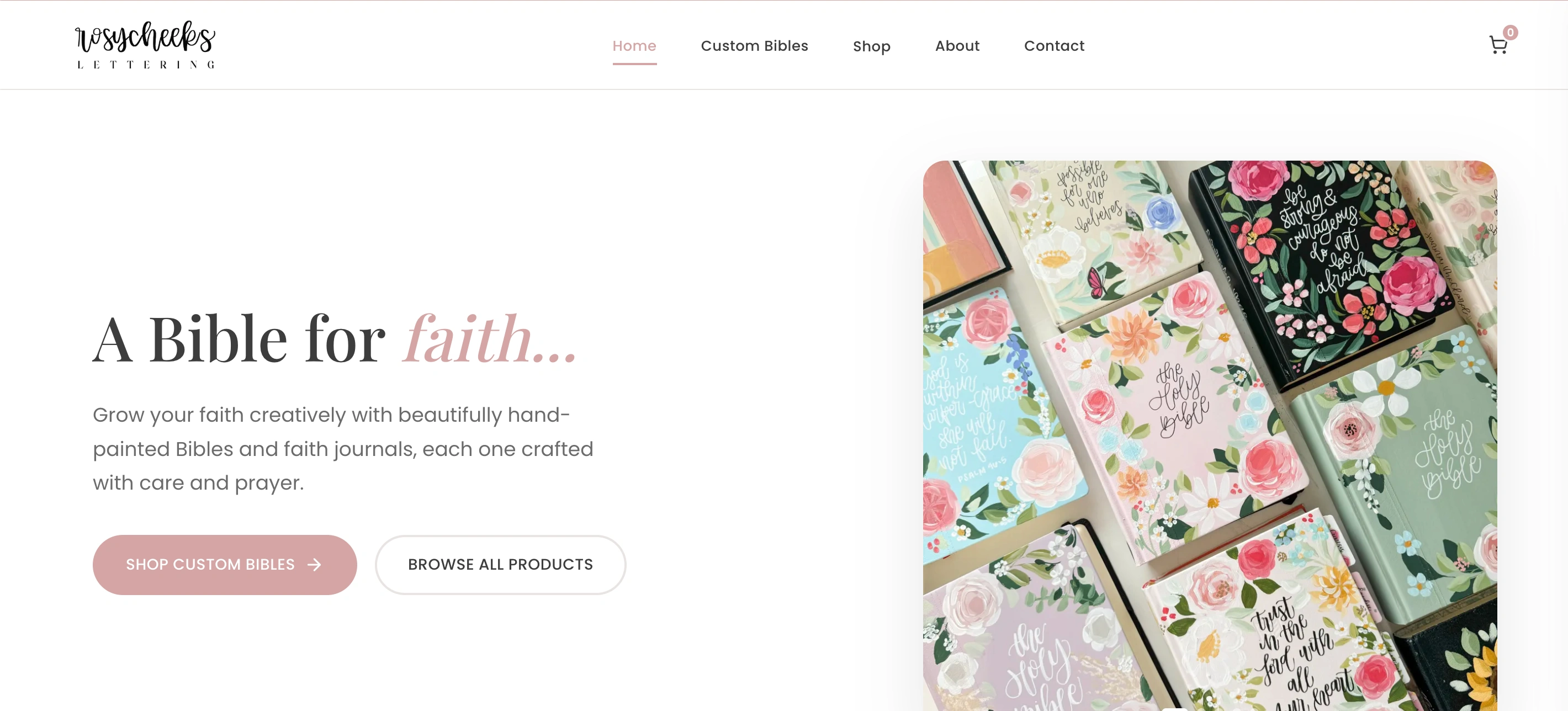 Screenshot of Rosycheeks Lettering