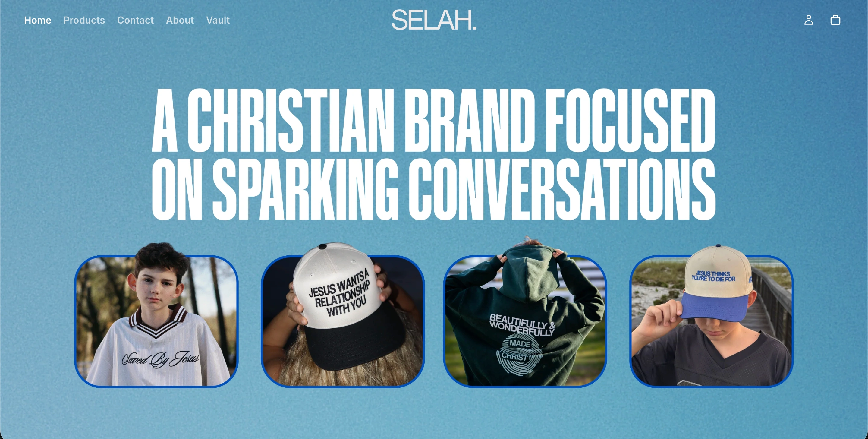 Screenshot of Selah Store