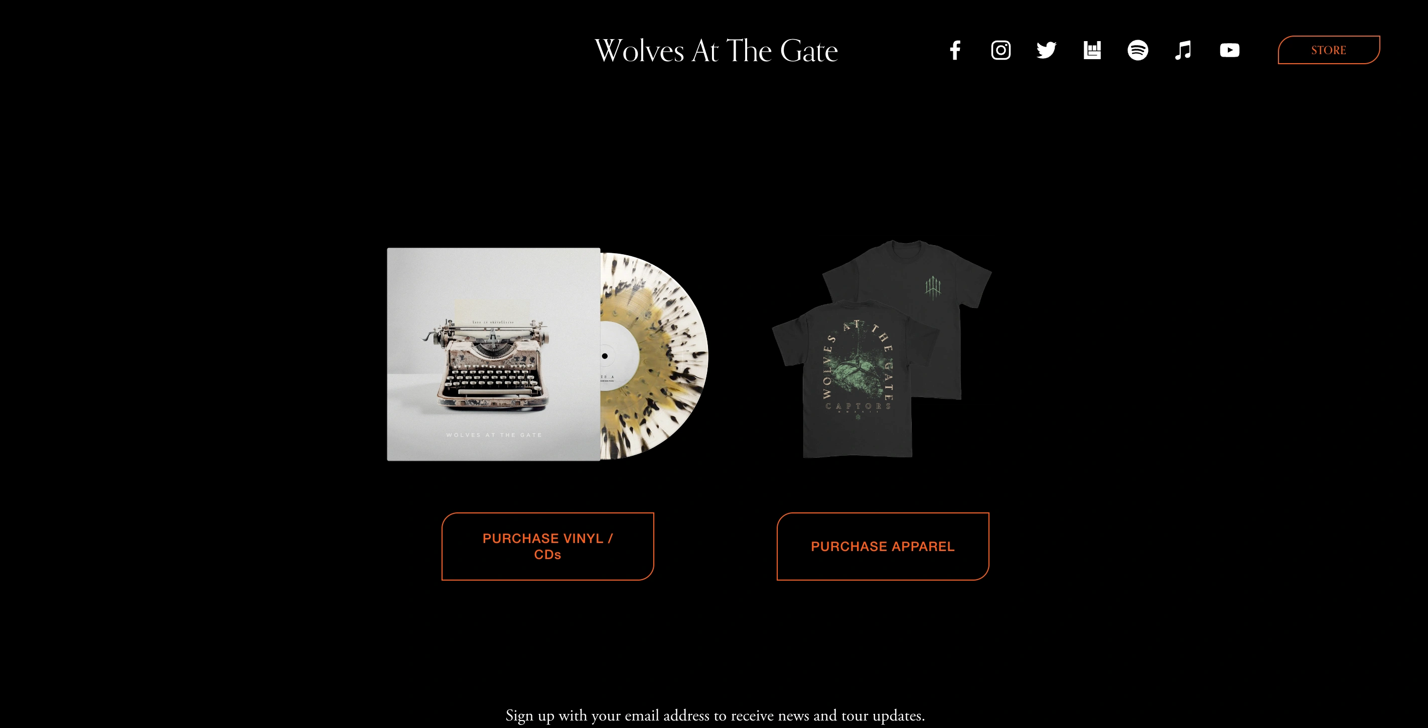 Wolves At The Gate Store