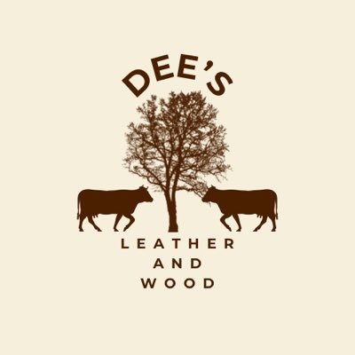Dee's Leather and Wood logo