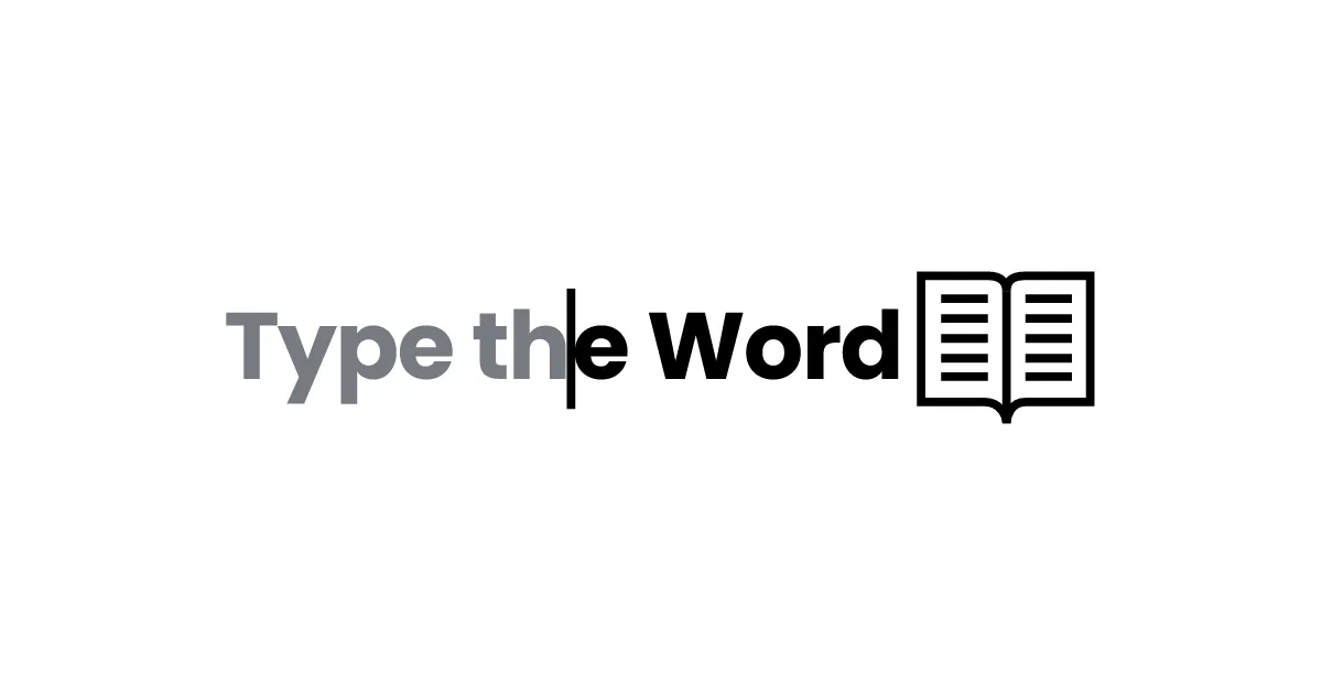 Type the Word logo