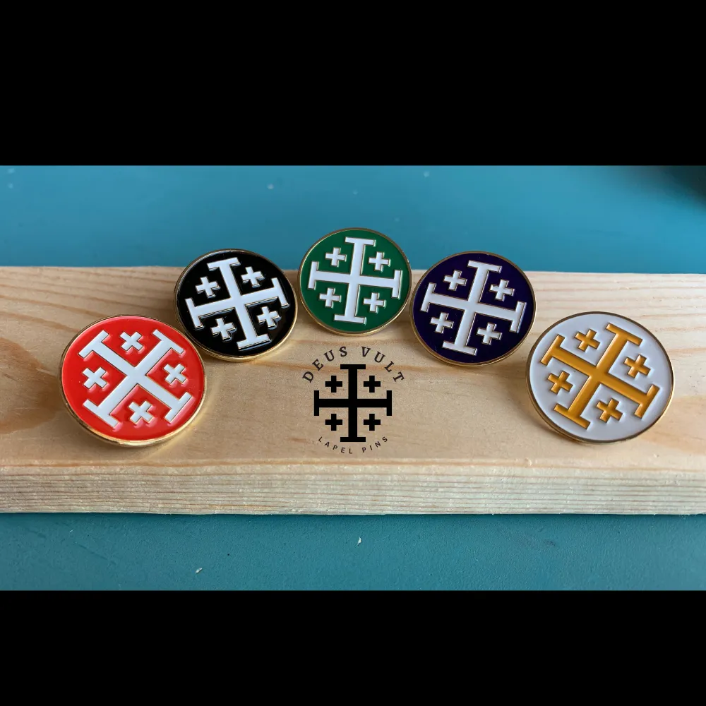 Deus Vult Lapel Pins logo