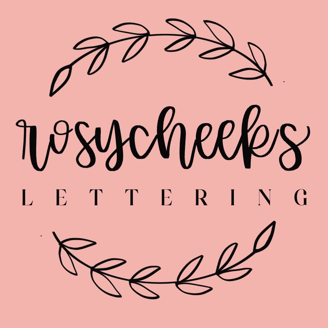 Rosycheeks Lettering logo