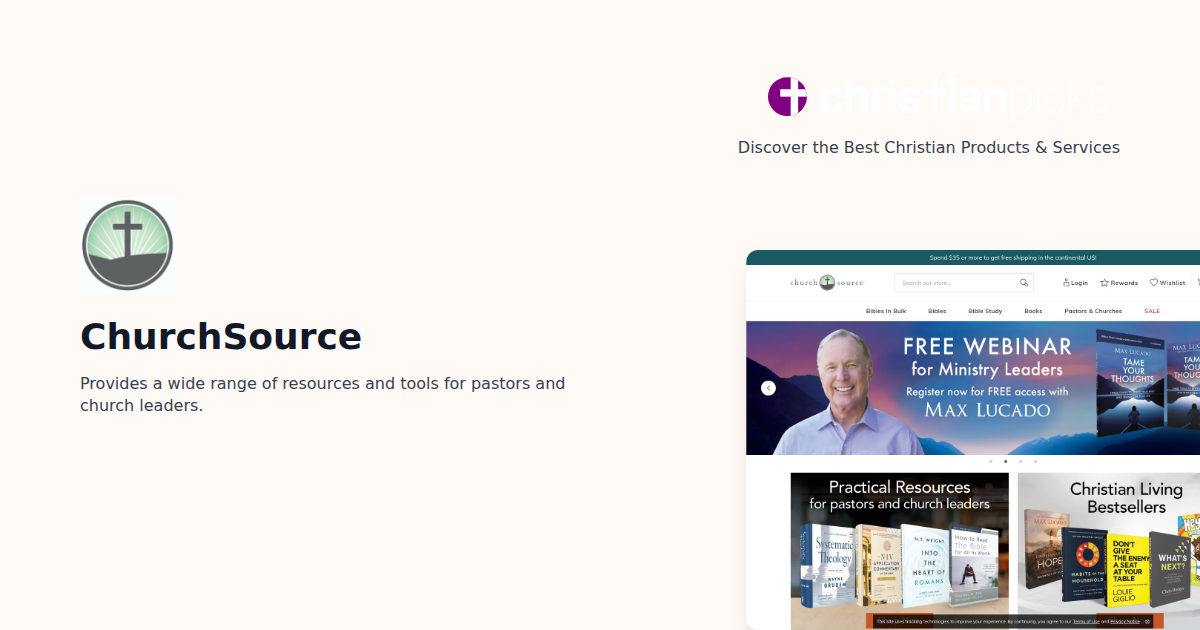 ChurchSource ChristianPicks
